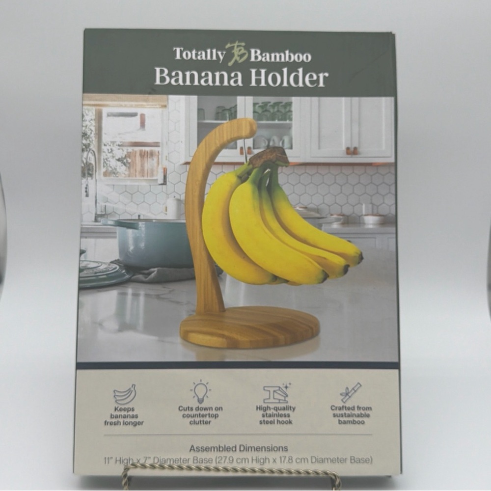 Totally Bamboo Banana Holder - Natural Bamboo